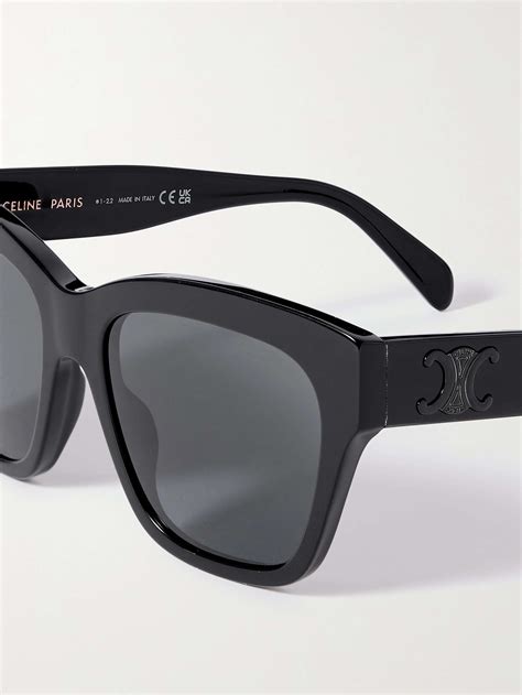 celine square acetate glasses|Celine 50mm polarized square sunglasses.